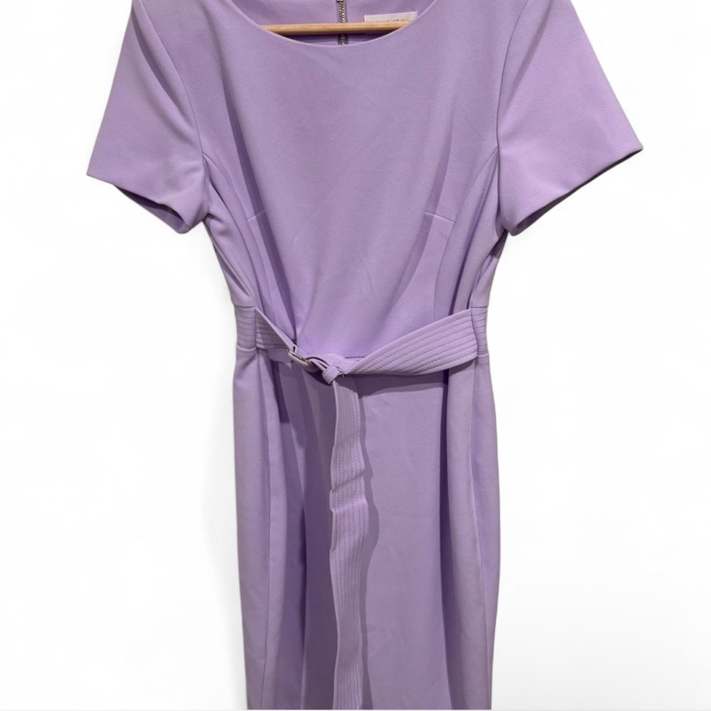 Calvin Klein Soft Purple Midi Dress